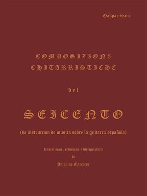 cover image of Composizioni chitarristiche del seicento